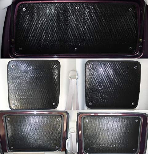 車種別サンシェード ダイハツ用 アトレーワゴン 320/330系 専用 リアとリアサイド計5面1セット 日よけ 車中泊 車内泊 キャンプts