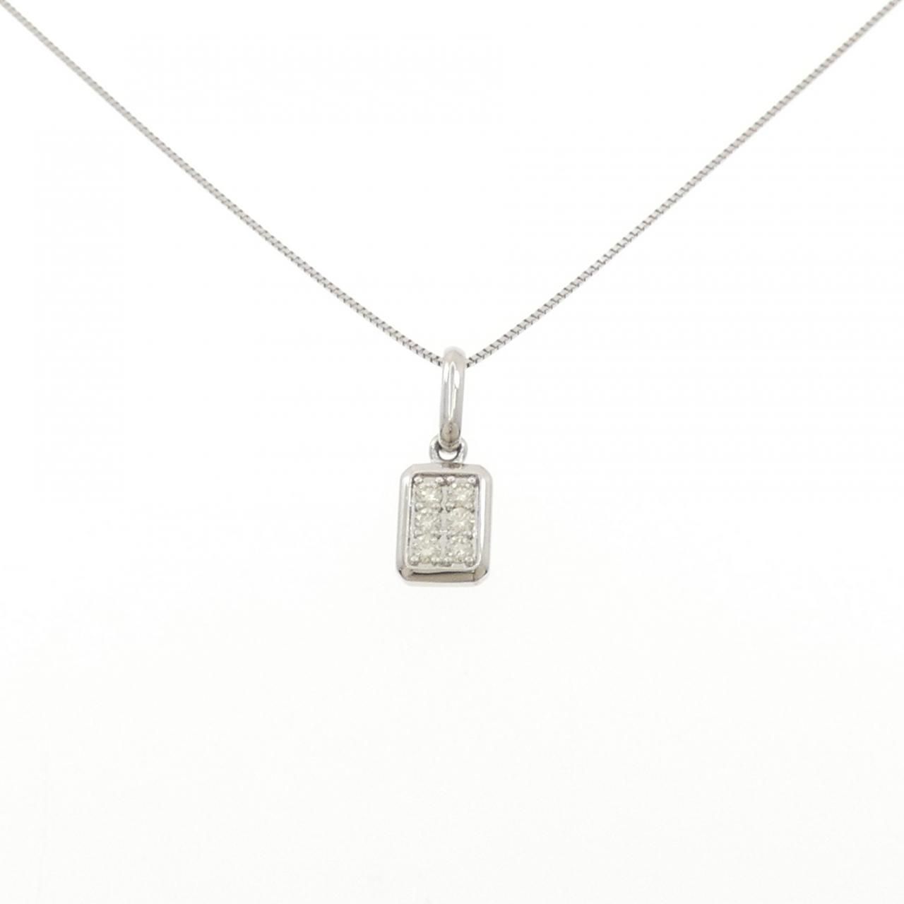 PT900/PT850 ダイヤモンド ネックレス 0.22CT