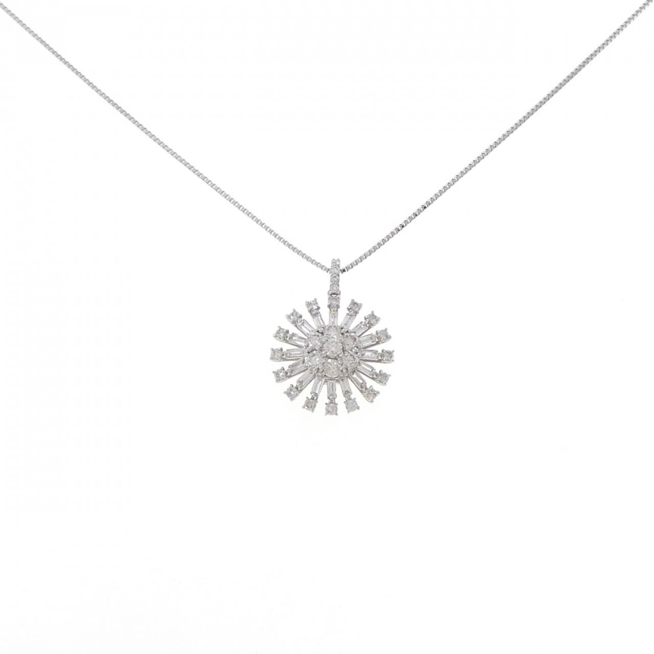 PT900/PT850 ダイヤモンド ネックレス 0.70CT