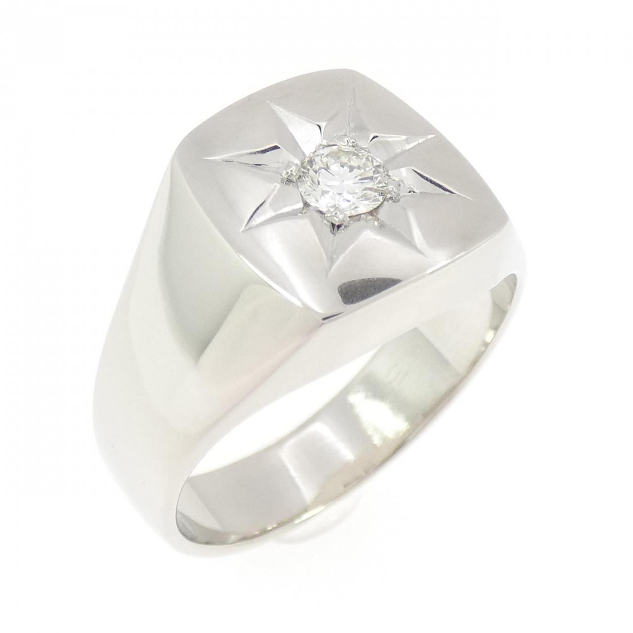 PT900 ダイヤモンド リング 0.18CT