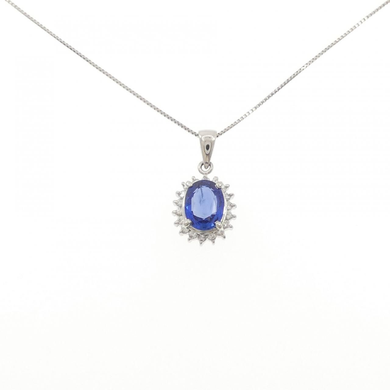 PT/PT850 サファイヤ ネックレス 1.24CT