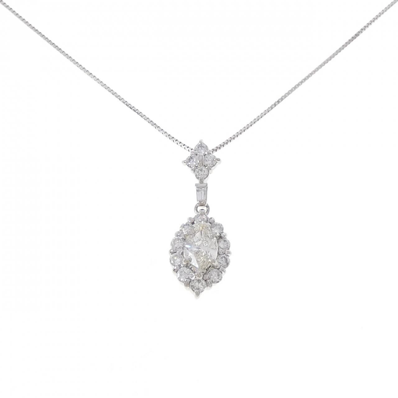 PT900/PT850 ダイヤモンド ネックレス 0.715CT