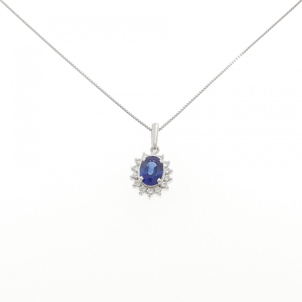PT900/PT850 サファイヤ ネックレス 1.00CT