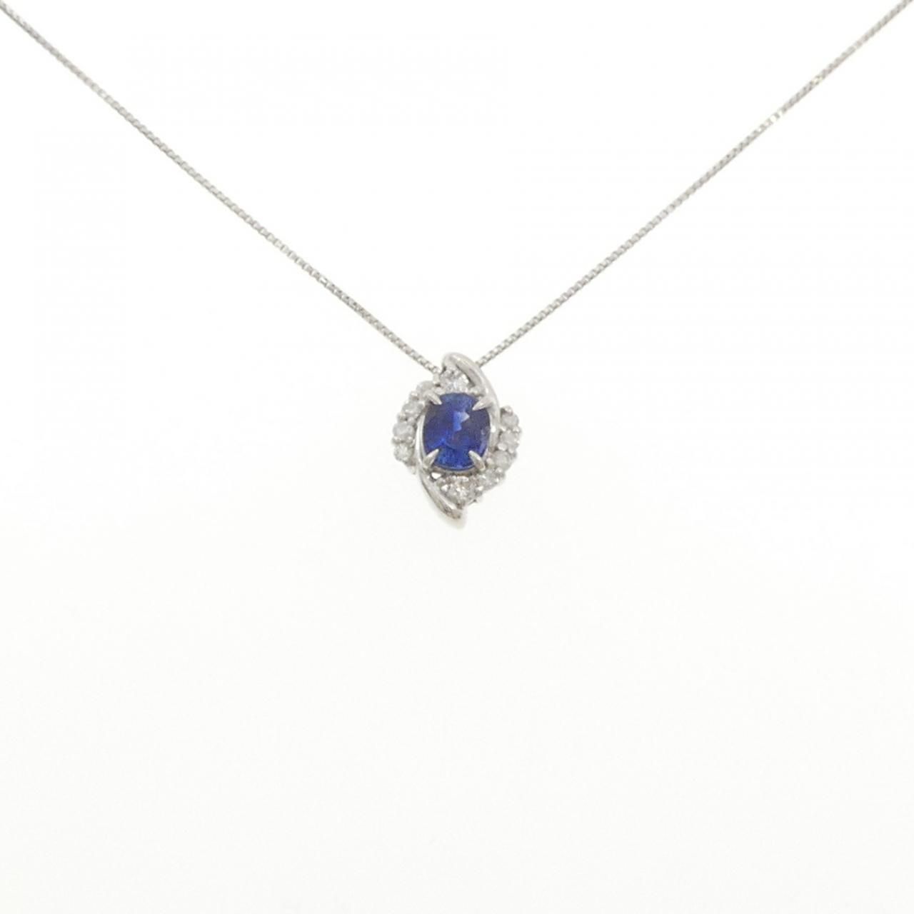 PT900/PT850 サファイヤ ネックレス 0.63CT