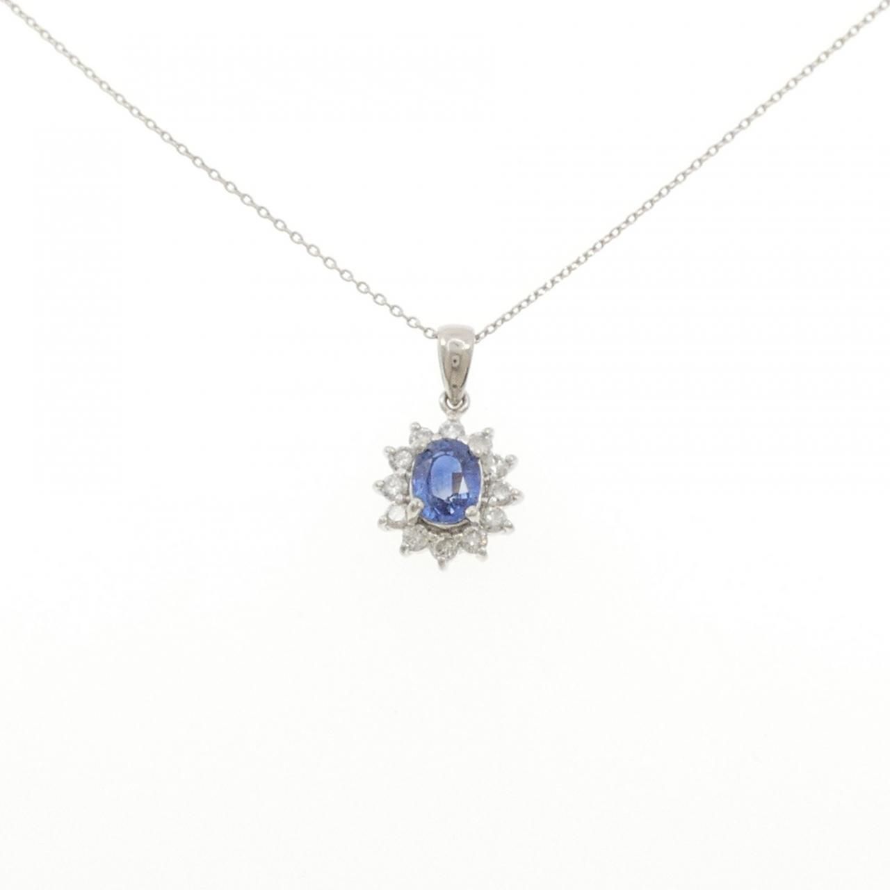 PT900/PT850 サファイヤ ネックレス 1.08CT