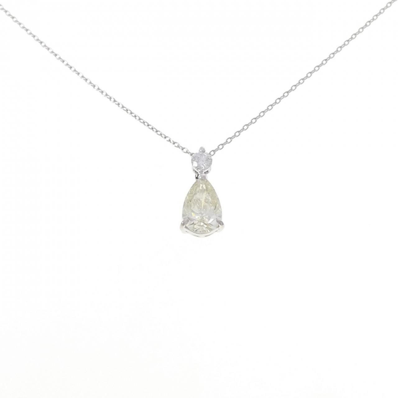 PT850 ダイヤモンド ネックレス 1.117CT