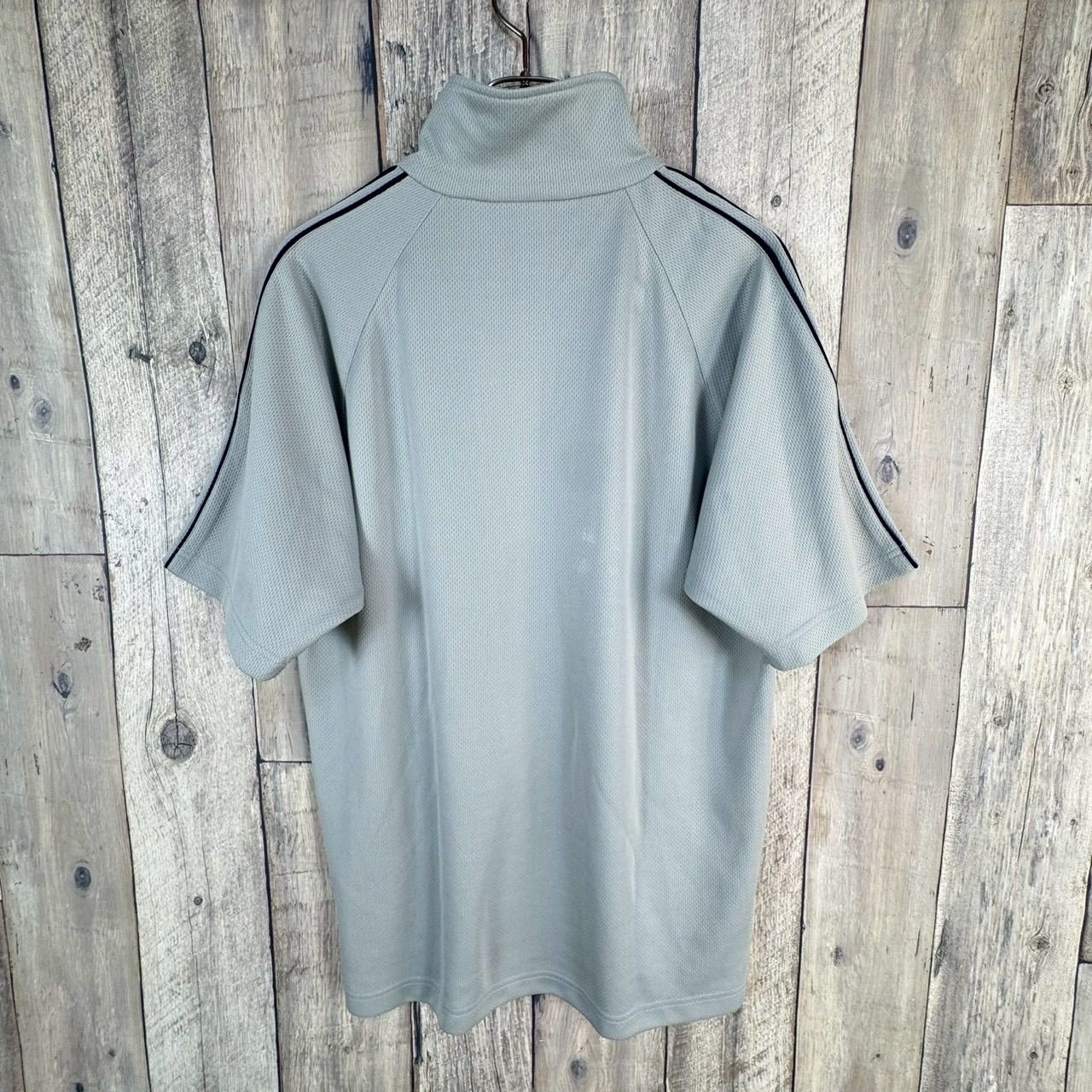 OLD UMBRO 90s アンブロ グレー ハイネック スタンドネック フルジップ