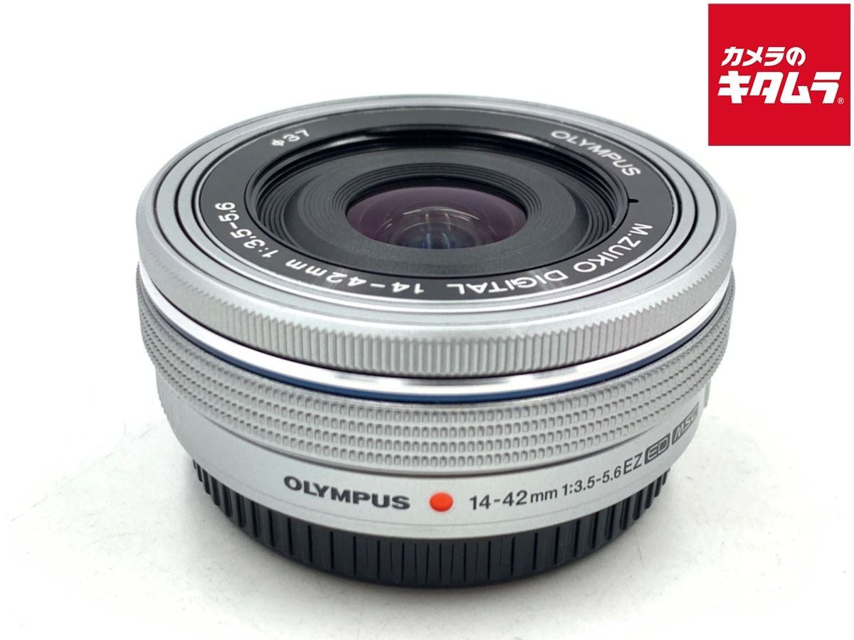 【中古】 【良品】 オリンパス M.ZUIKO DIGITAL ED 14-42mm F3.5-5.6 EZ シルバー