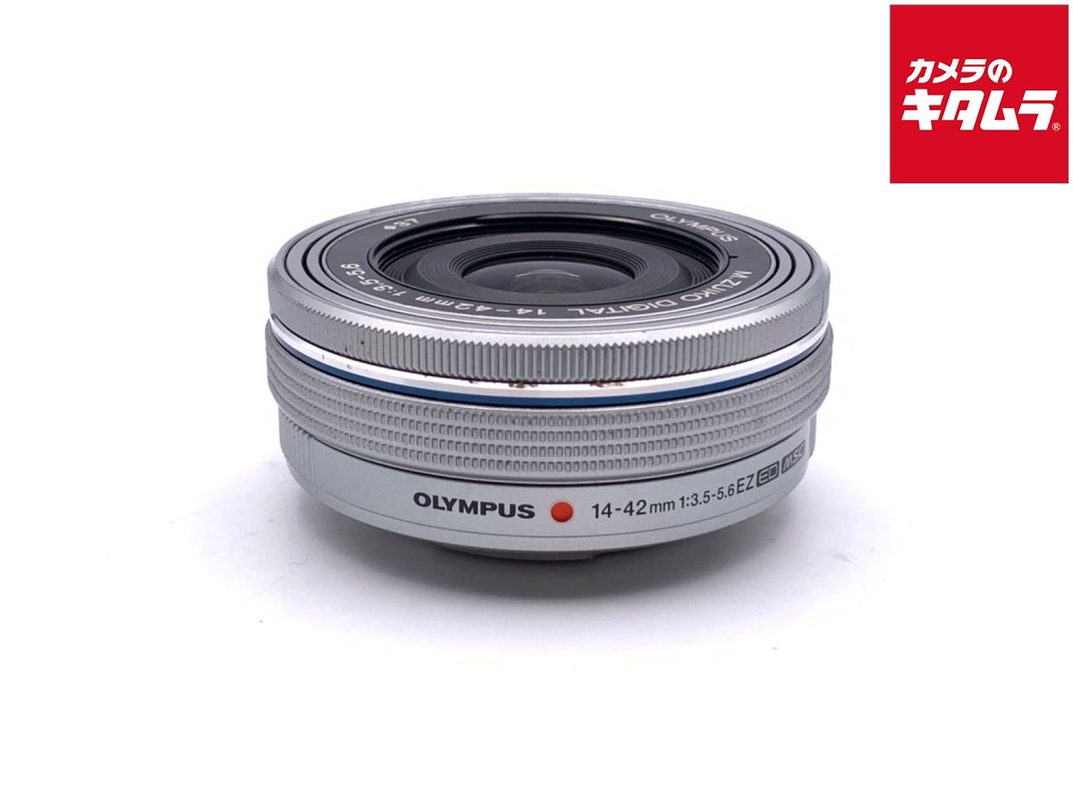 【中古】 【並品】 オリンパス M.ZUIKO DIGITAL ED 14-42mm F3.5-5.6 EZ シルバー