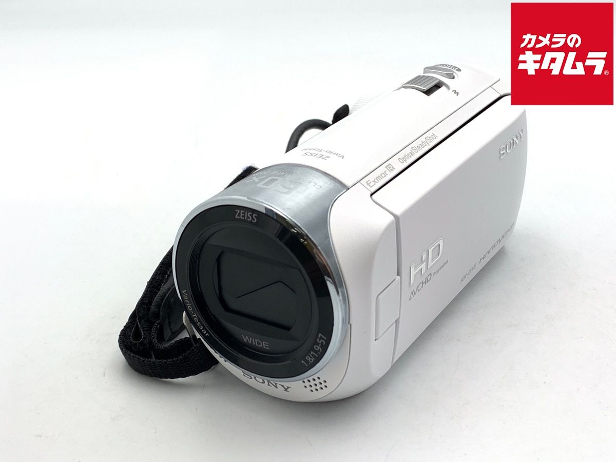 【中古】 【良品】 ソニー デジタルHDビデオカメラレコーダー HDR-CX470 W ホワイト