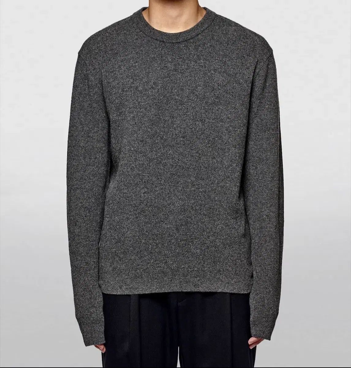 WOOYOUNGMI ウーヨンミ グレー カシミア 100 セーター 48