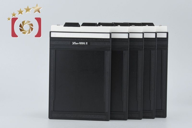 【中古】Lisco リスコ REGAL II 4x5 カットフィルムホルダー 5枚セット