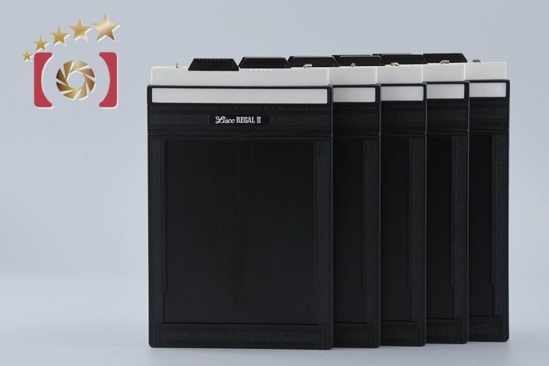 【中古】Lisco リスコ REGAL II 4x5 カットフィルムホルダー 5枚セット