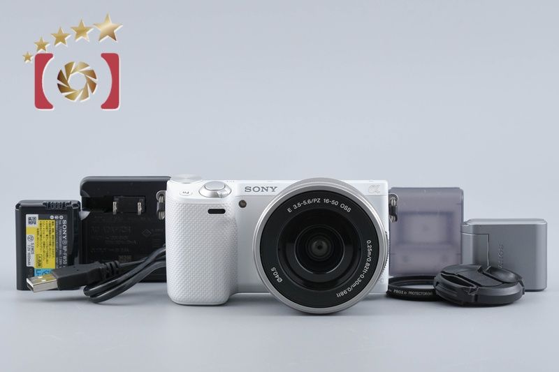 【中古】SONY ソニー α NEX-5R パワーズームレンズキット ホワイト シャッター回数僅少