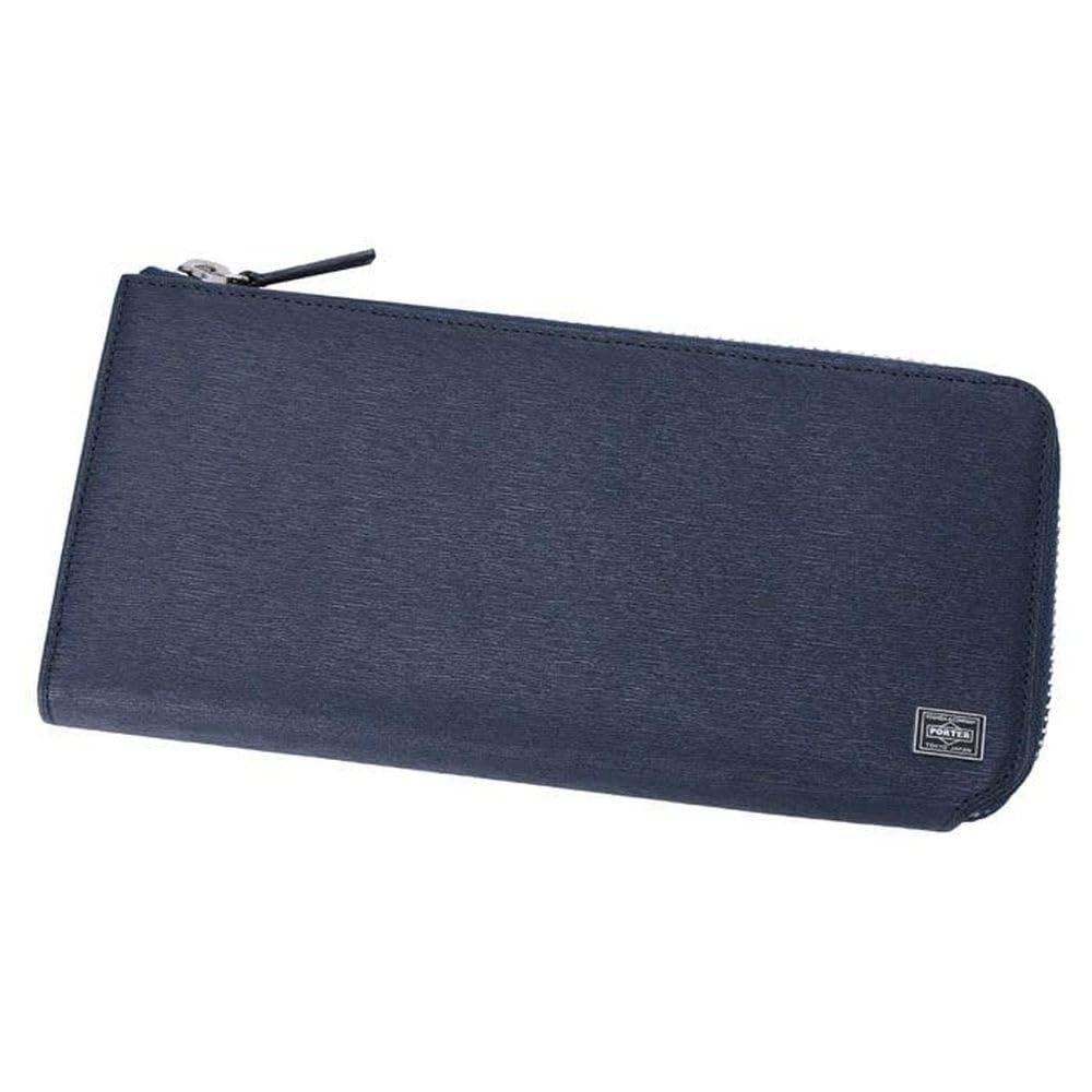[ポーター] PORTER カレント CURRENT 長財布 財布 L字ファスナー 052-02210 （ネイビー） [ネイビー]