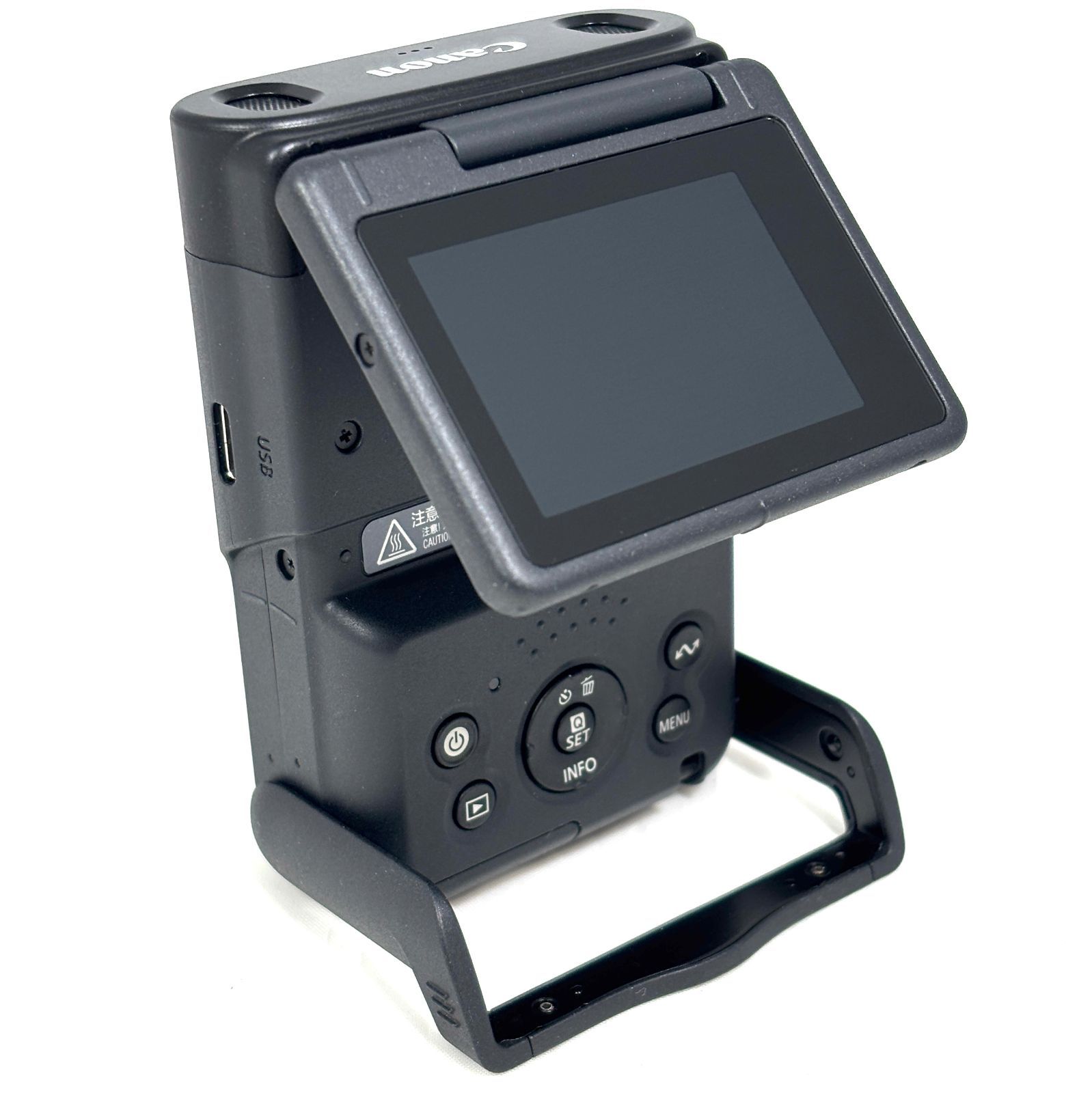 美品・箱付き】 CANON Vlogカメラ PowerShot V10 ブラック PSV10BK 
