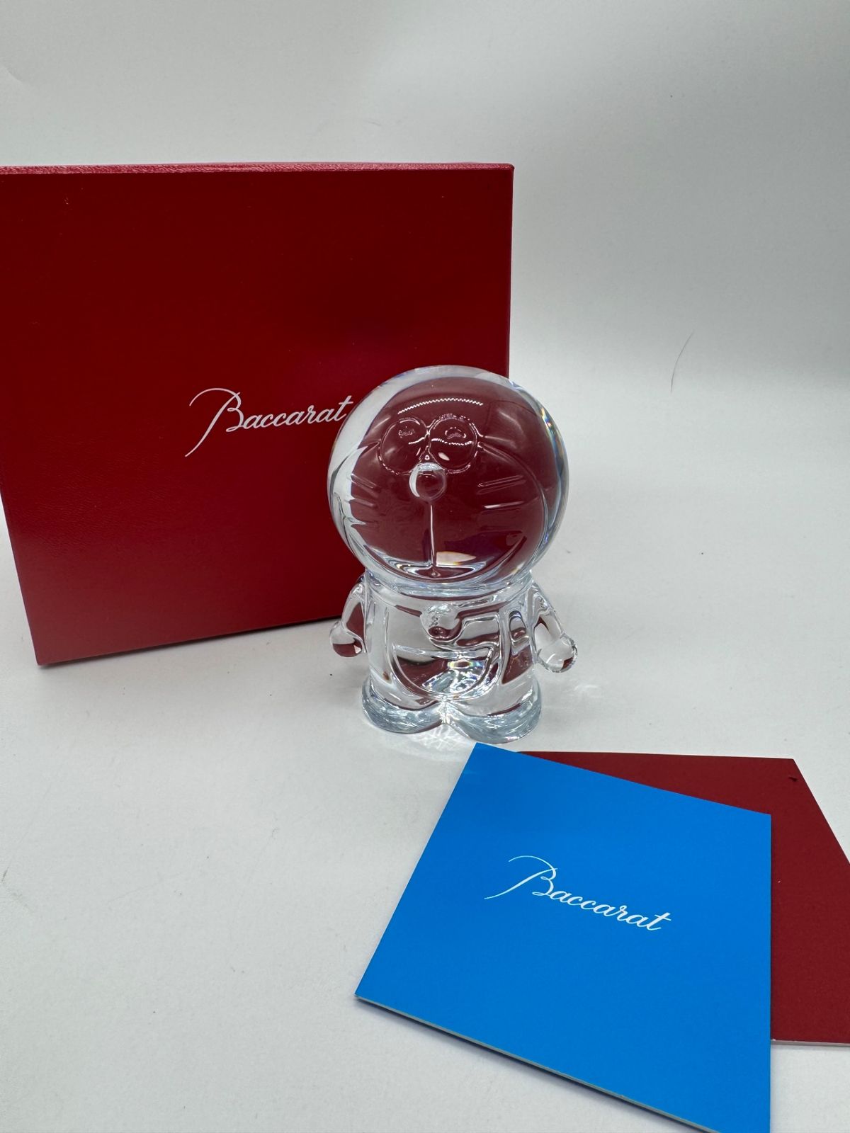 【未使用品】 BACCARAT バカラ ドラえもん クリスタル オブジェ 置物 P2771