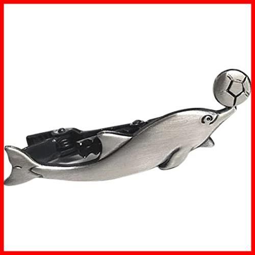 【在庫処分】海シリーズ ユニーク 魚 タイピン タイ止め タイバー イルカ