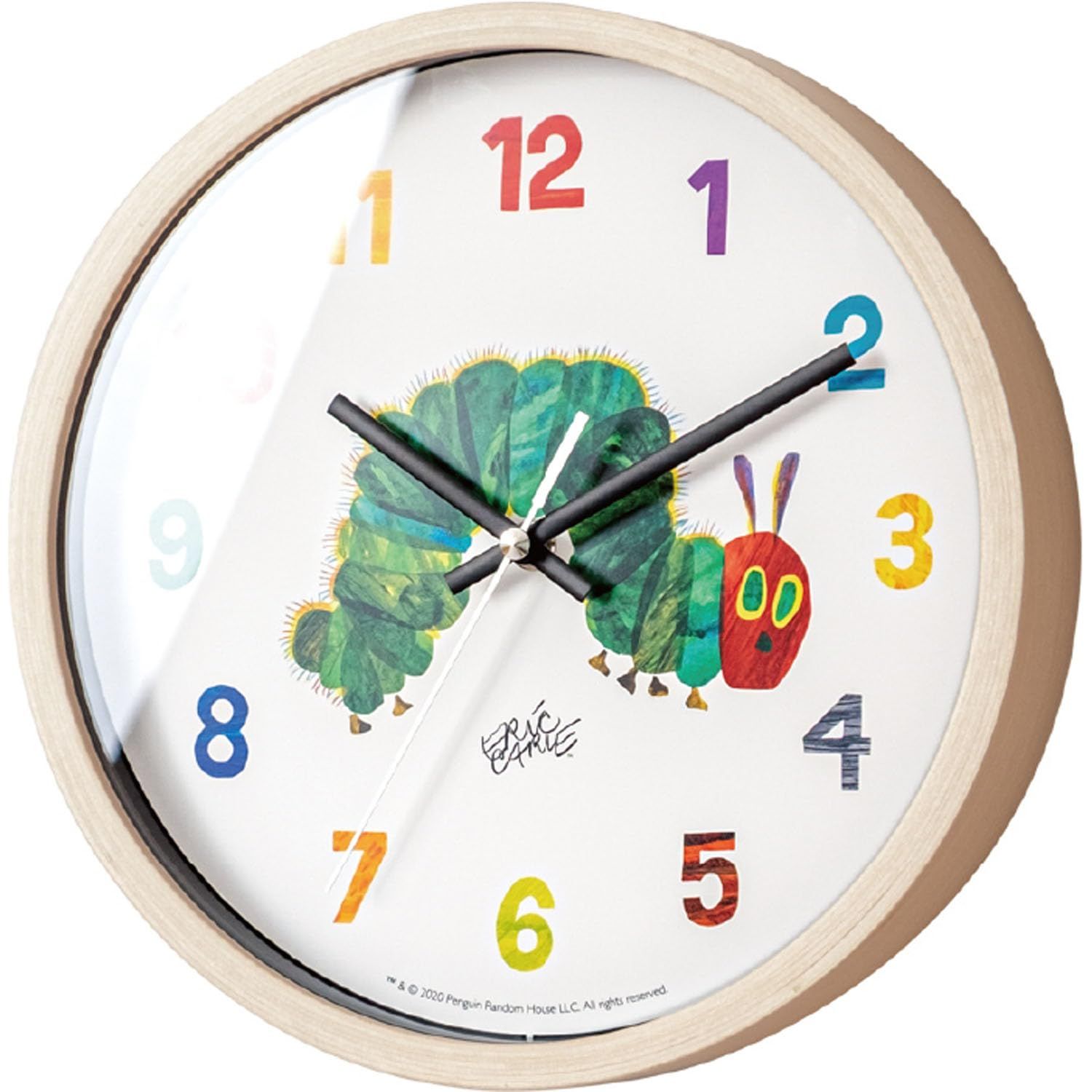 エルコミューン 壁掛け時計 エリックカール Wall Clock はらぺこあおむし WCL-019 [壁掛け]