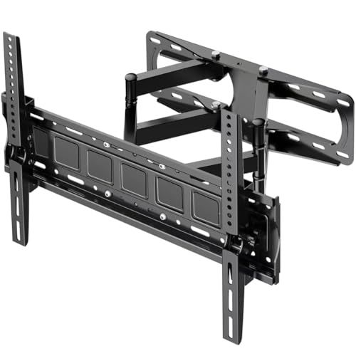 R★テレビ壁掛け金具アーム式 32-85インチ LED液晶/モニター対応,中大型 回転式壁掛けスタンド 左右 前后 上下向き角度調整,可傾斜壁掛け金具 MAX VESA 600x400 mm,耐荷重50kg,テレビ アーム 壁掛け 可動式40 29943d5a