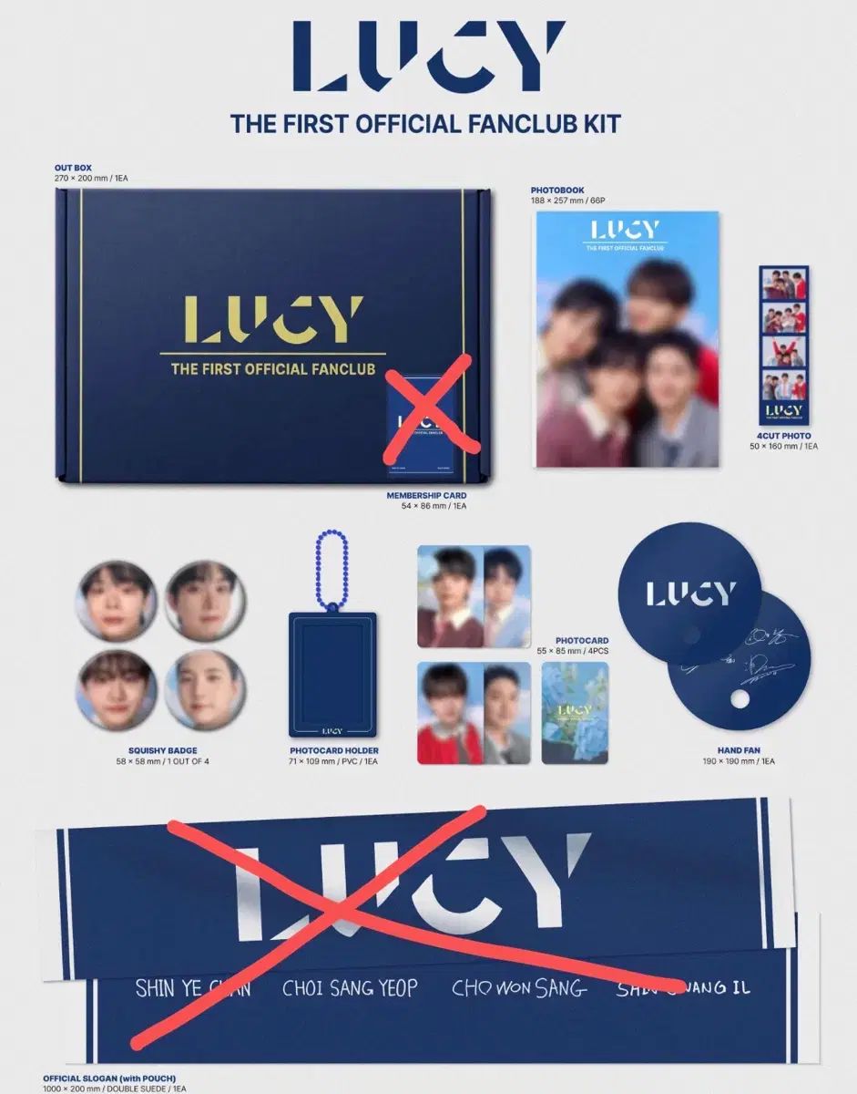 LUCY(ルシ) ファンクラブ 왈왈이 1期 キット