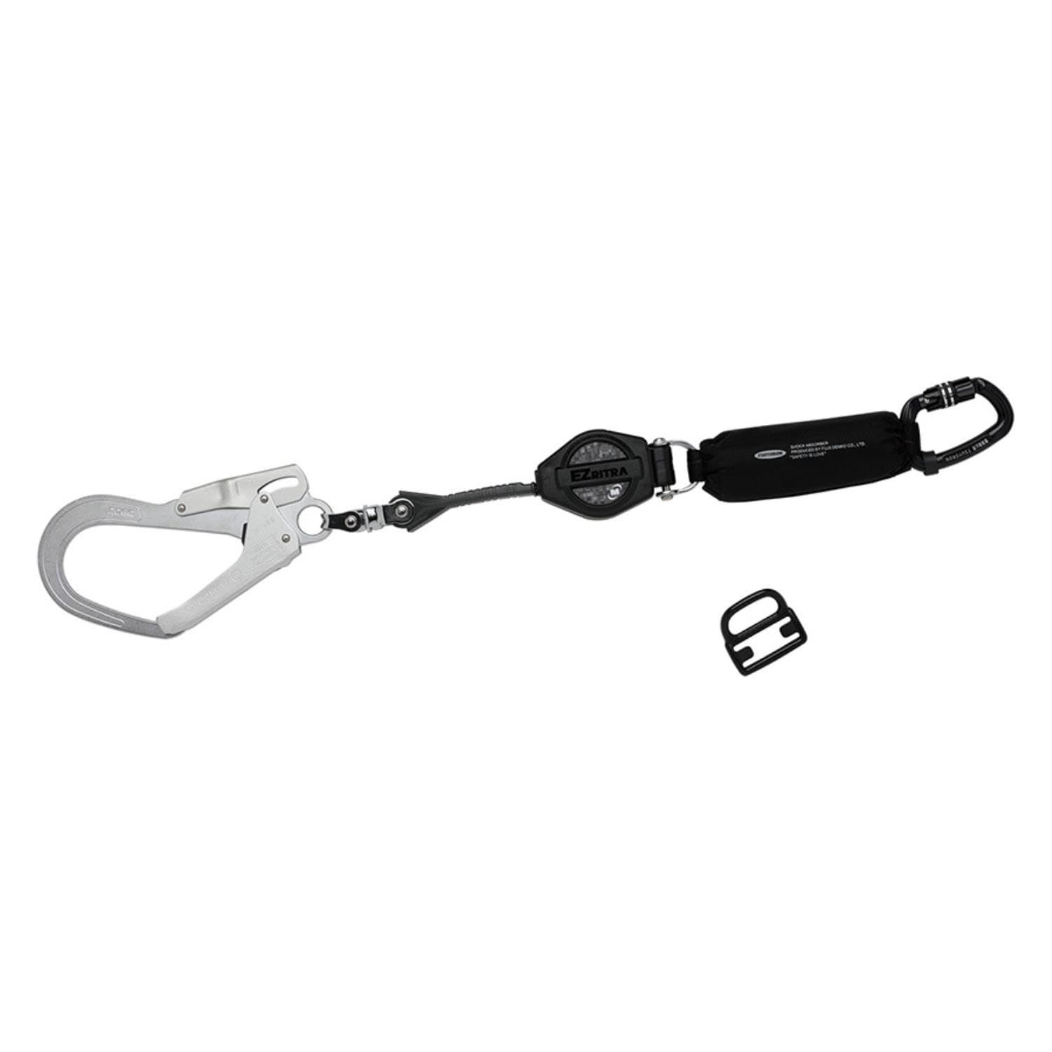 新品 [ミドリ安全] 墜落制止用器具 常時巻取式 シングル ランヤード SV環あり 新規格適 130kg以下 タイプ1 MHLYF-EZSV-130-T1-R23