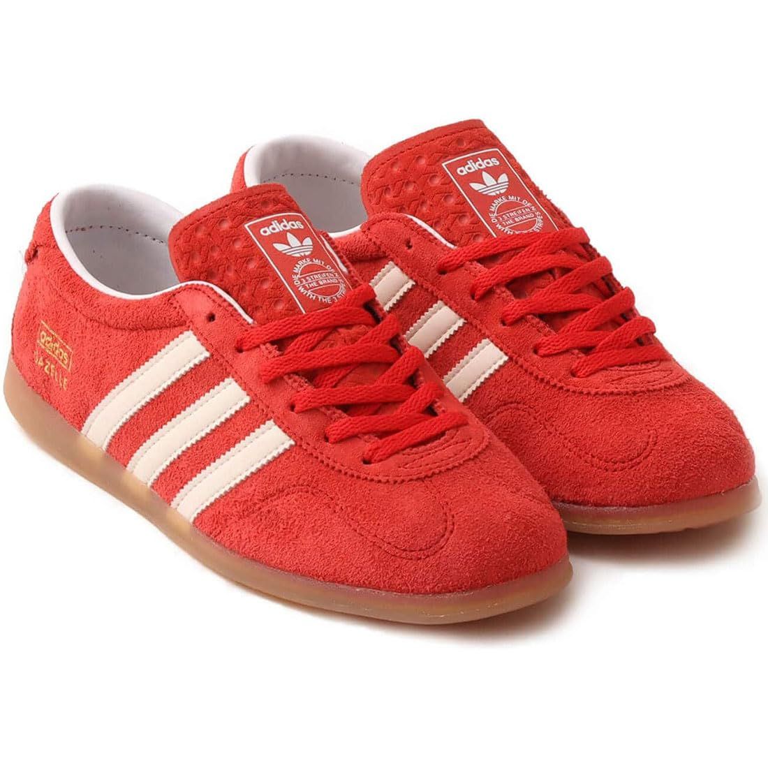 [アディダス] ガゼル ロー プロ GAZELLE LO PRO ベタースカーレット/クラウドホワイト/ガム JR5744 24.5cm [24.5 cm]