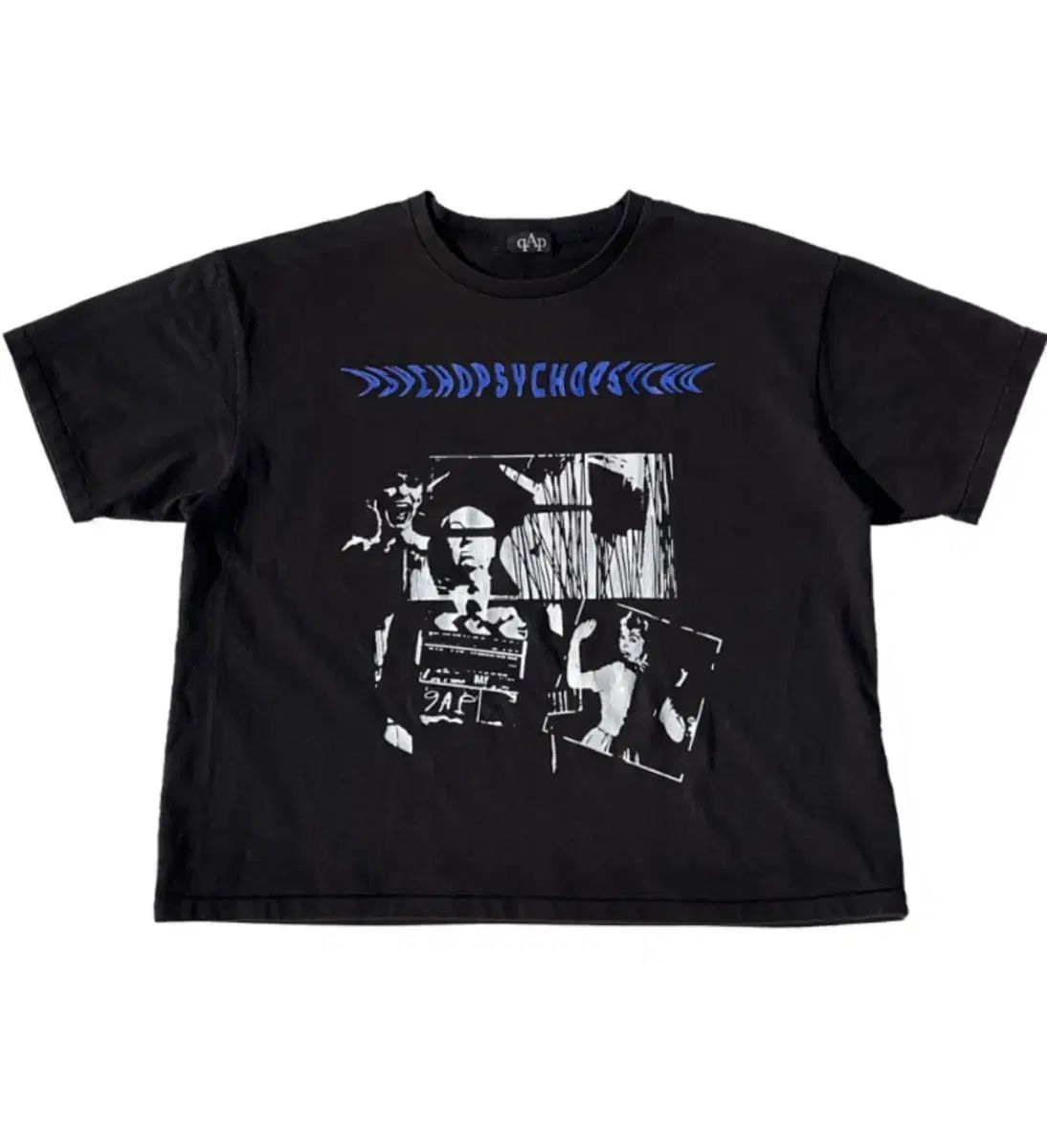 qap psycho T-shirt Black