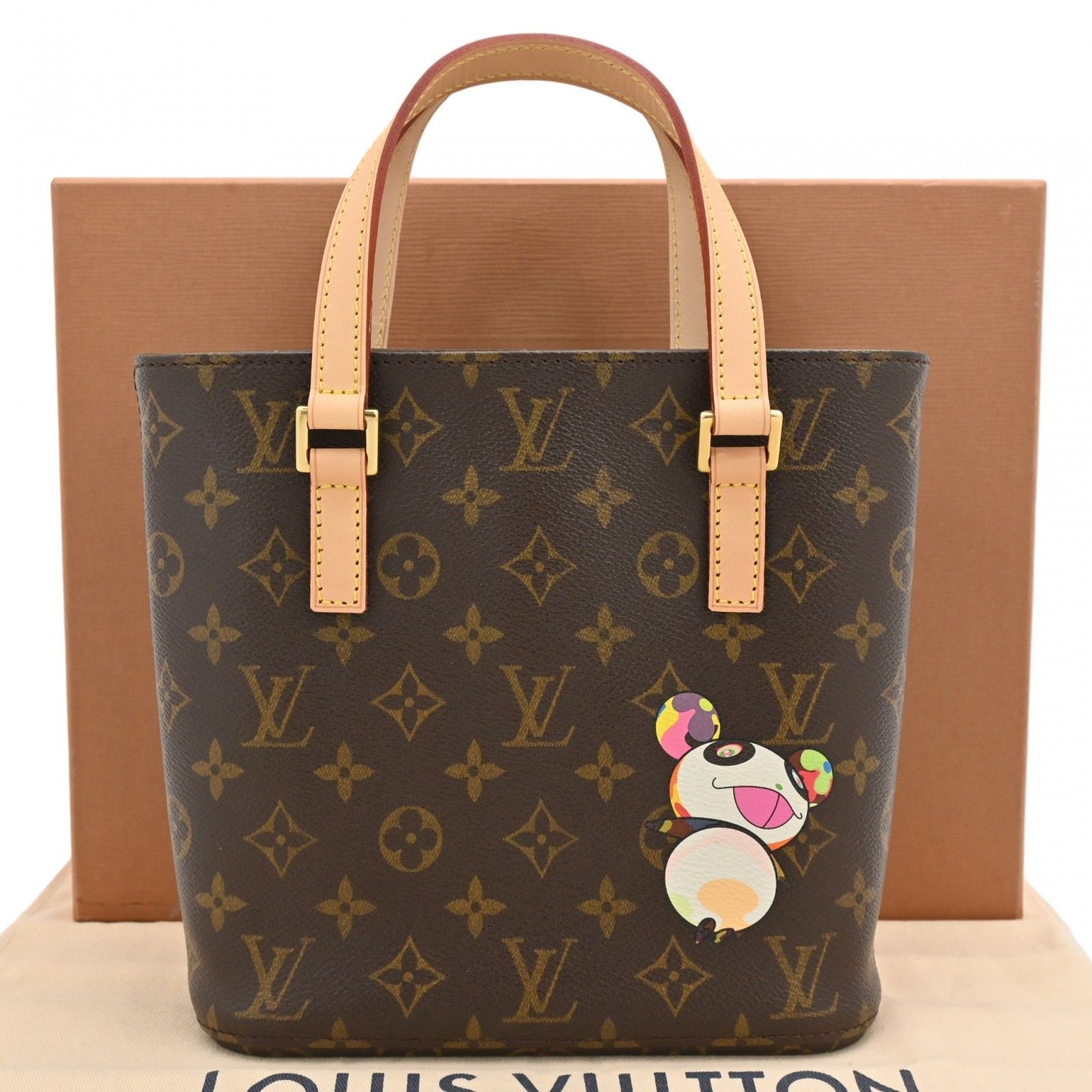【中古】ルイヴィトン モノグラム ヴァヴァンPM パンダ 村上隆 コラボ 限定 ハンドバッグ Sランク lv54251vv