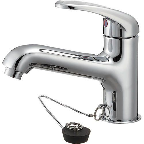 新品 SANEI 【洗面用混合栓(一般地用)】 シングルワンホール洗面混合栓
