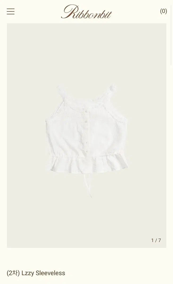 リーボンビッLEE Lzzy sleeveless