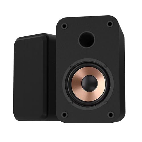 2台1組 30W ブックシェルフスピーカー Bluetooth/USB入力/AUX入力/ヘッドフォンジャッ コンパクトクノートパソコン/デスクトップ用ステレオスピーカー 木製 プラグアンドプレイas 75f35722