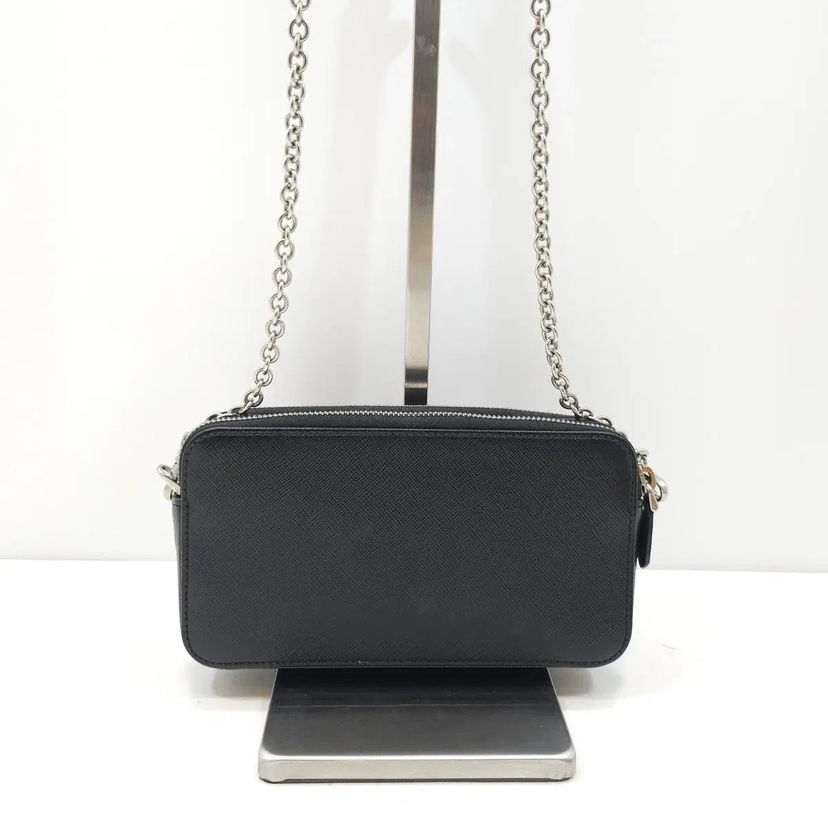 正規品 PRADA プラダ ダイアグラム サフィアーノ ダブル ジッパー 