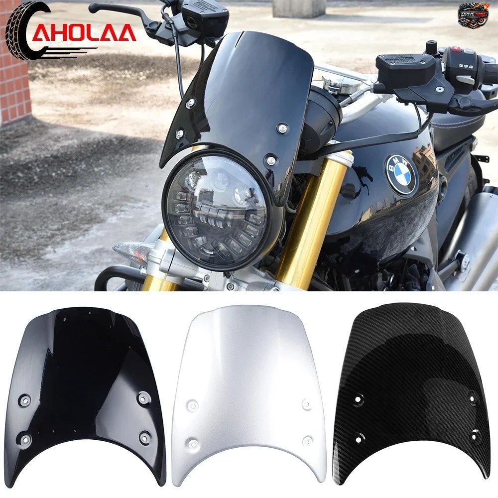 BMW R NINE T 2014 - 21 用 ABS プラスチック製ウインドシールド ウインドスクリーン フライスクリーン ダッシュボード フェアリング カバ
