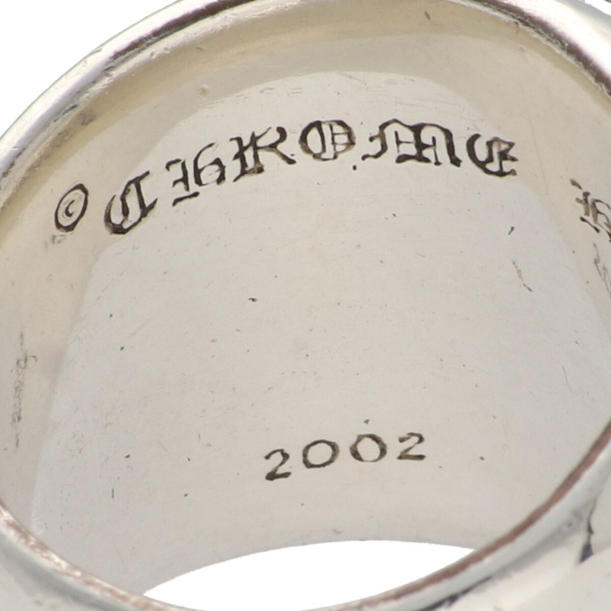 中古】 CHROME HEARTS クロムハーツ クラシックオーバルクロスリング 
