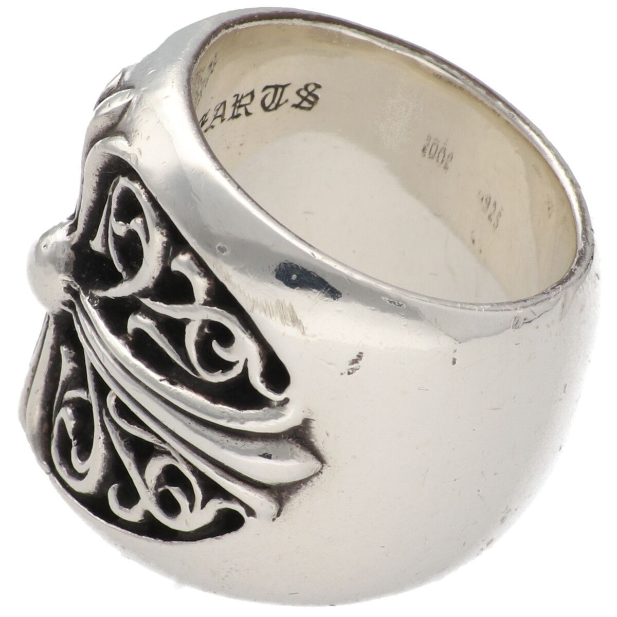CHROME HEARTS クロムハーツ クラシックオーバルクロスリング 20号 