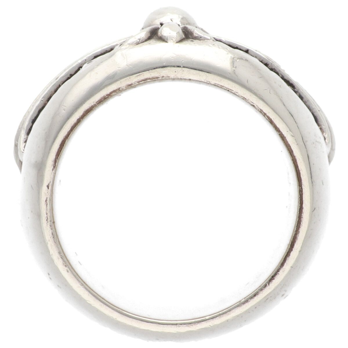 中古】 CHROME HEARTS クロムハーツ クラシックオーバルクロスリング 