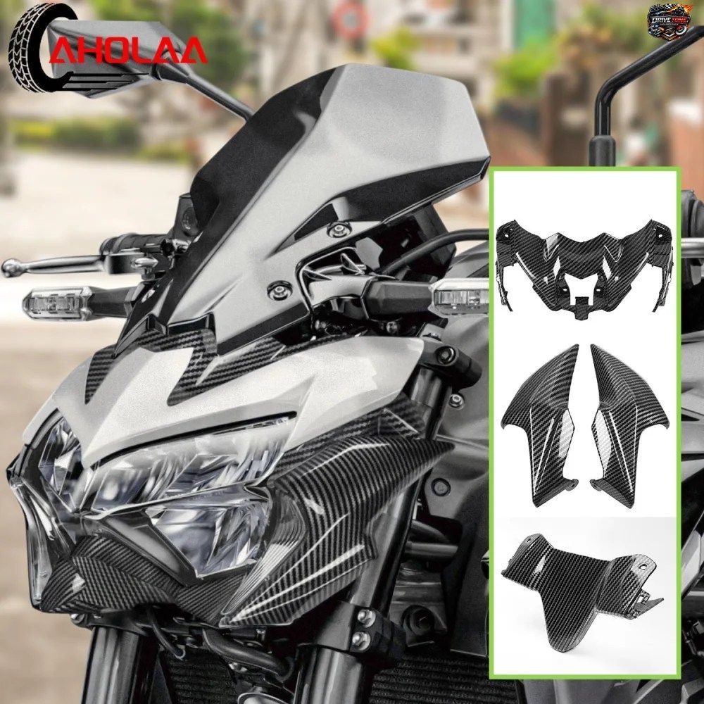 カワサキ Z900 2020-2024 用 フロントアッパーヘッドライトサイドカバー ヘッドライトフェアリング ビークカウル