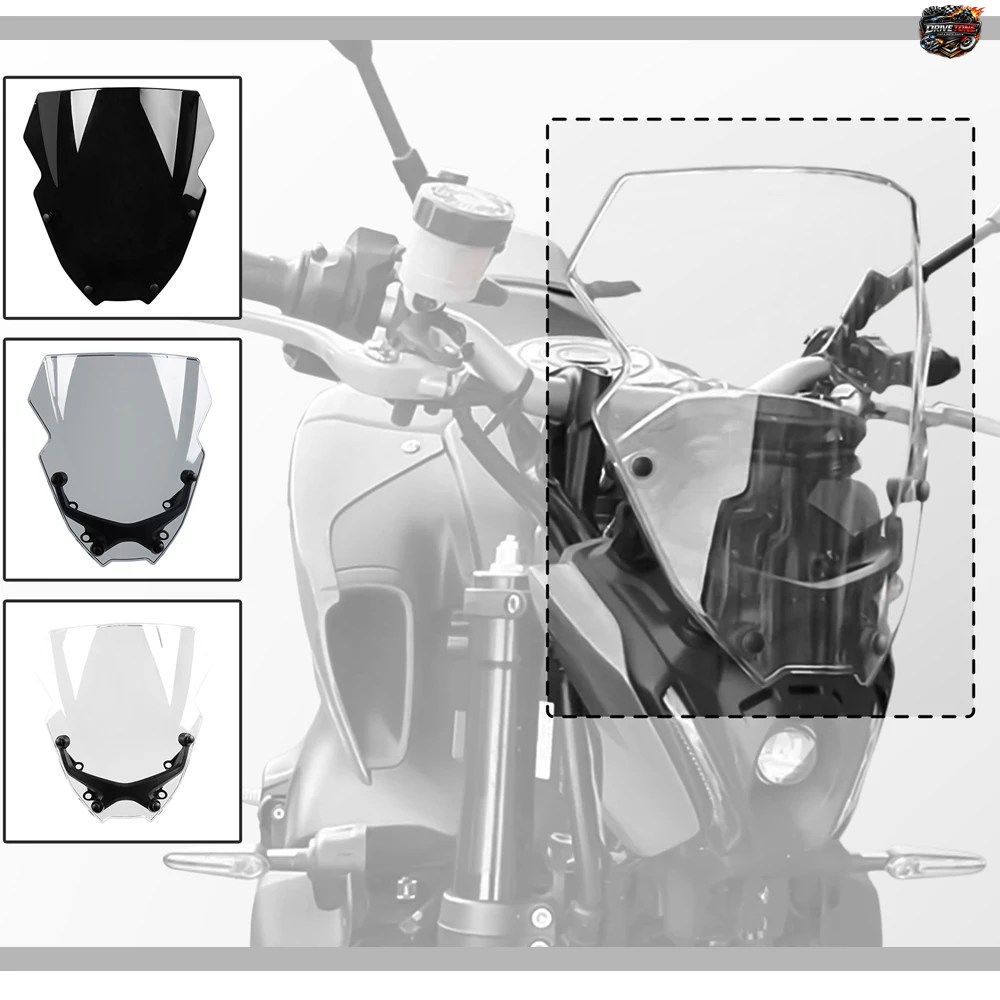ヤマハ MT-09 MT09 SP 2021 - 23 用ウインドスクリーン プロテクター ディフレクター スポイラー ウインドシールド オートバイ フェアリン