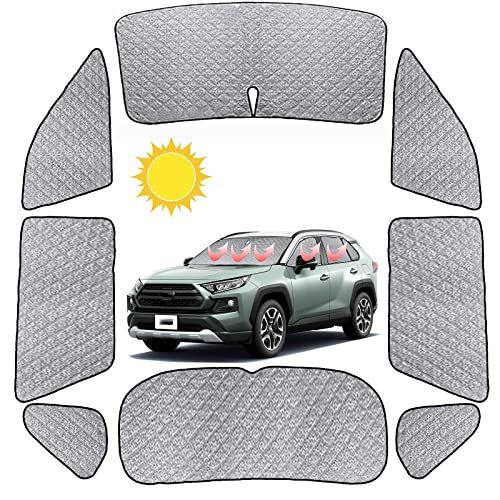 新型 車用 サンシェード トヨタ RAV4 50系 リア用 車中泊 仮眠 マルチサンシェード 断熱 遮光シェード 車窓日よけ 車中泊グッズ アウトドア マルチ 露天駐車 盗難防止 UVカット 日除け 新型 トヨタ RAV4 50系 2019年4月-現行 取ts