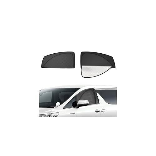 【2in1 サンシェード+カーテン 一体式】MWWM トヨタ アルファード ヴェルファイア 30系 サンシェード メッシュカーテン ALPHARD VELLFIRE サイド用 カーシェード マグネット 換気 UVカット 防虫 運転席 助手席 遮光 断熱 車ts