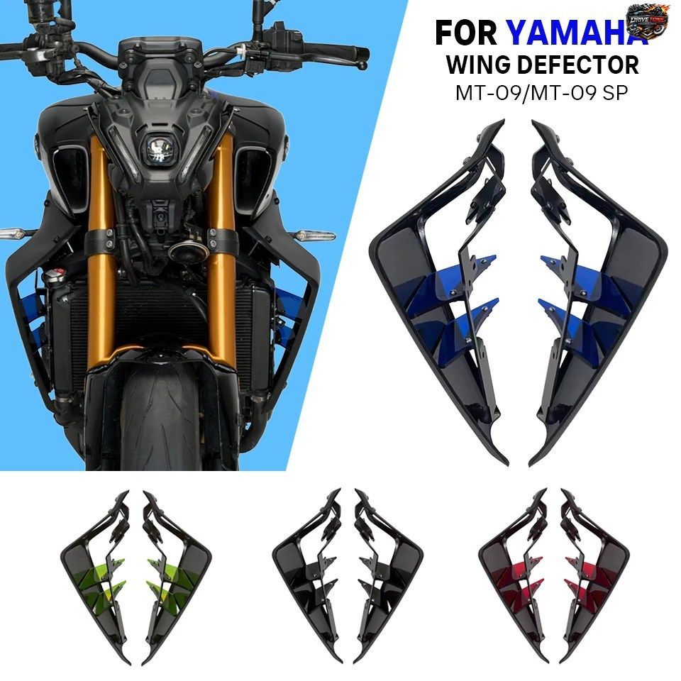 ヤマハ MT-09 SP 2021-2023 MT09 21-23 用モーターサイクルアクセサリー スポーツダウンフォースネイキッドサイドスポイラーエアロダイナミ