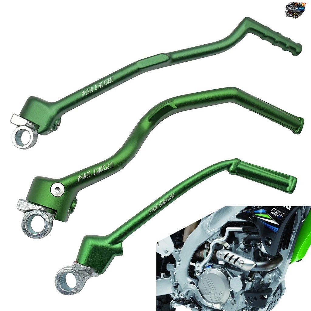 カワサキ KX250F KX450F KX 85 100 250F 450F KLX450R KX85 KX100 2001-2020 用 CNC 鍛造キックスタートスターターレバーペダル