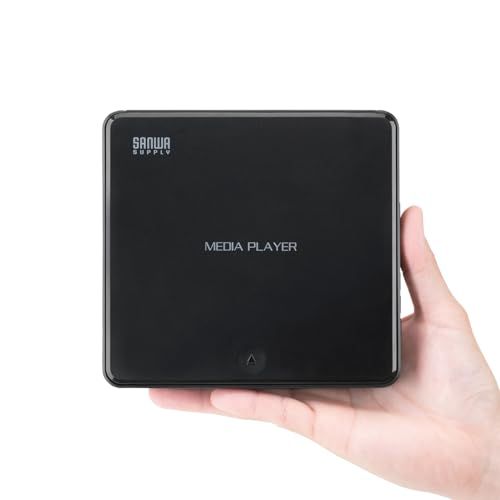 R★サンワダイレクト ミニDVDプレーヤー CD/DVD 再生専用 リージョンフリー CPRM対応 HDMI/RCA出力 USB給電 リモコン付き 400-MEDI052 681ad979