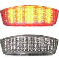 新品 エトスデザイン(ETHOS Design) テールランプ LEDクリアテールランプ MONSTER600/750/900 94-07 V035D1