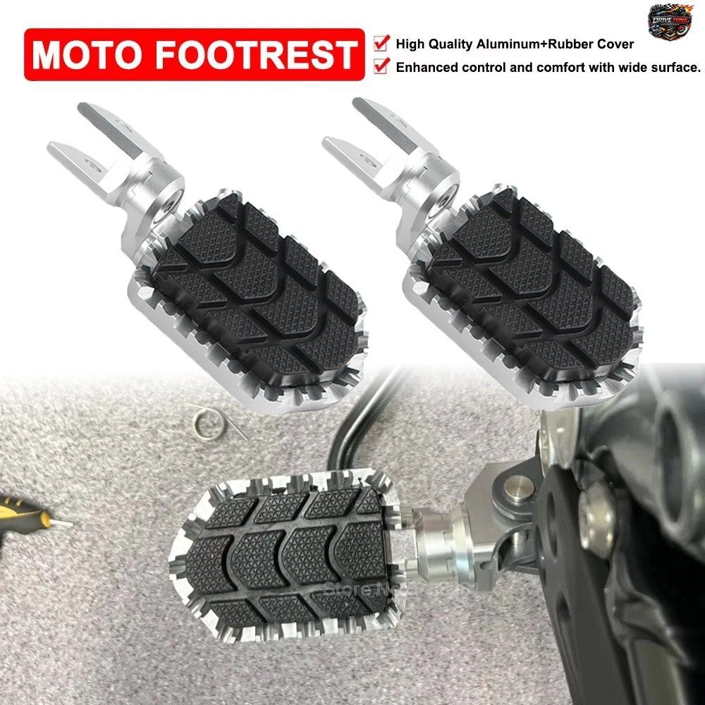 BMW R1200GS OC 2004-2012 R12 2026 R NINE T SCRAMBLER R1100GS R1150GS 99-03 F800GS F650GS F700GS 用モーターサイクルフットレスト/フ