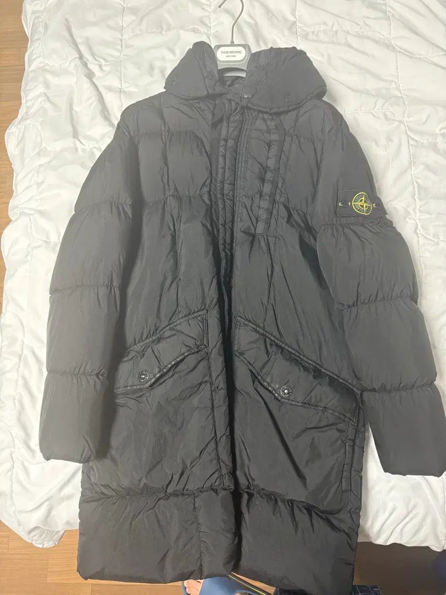 STONE ISLAND ロングダウン ブラック