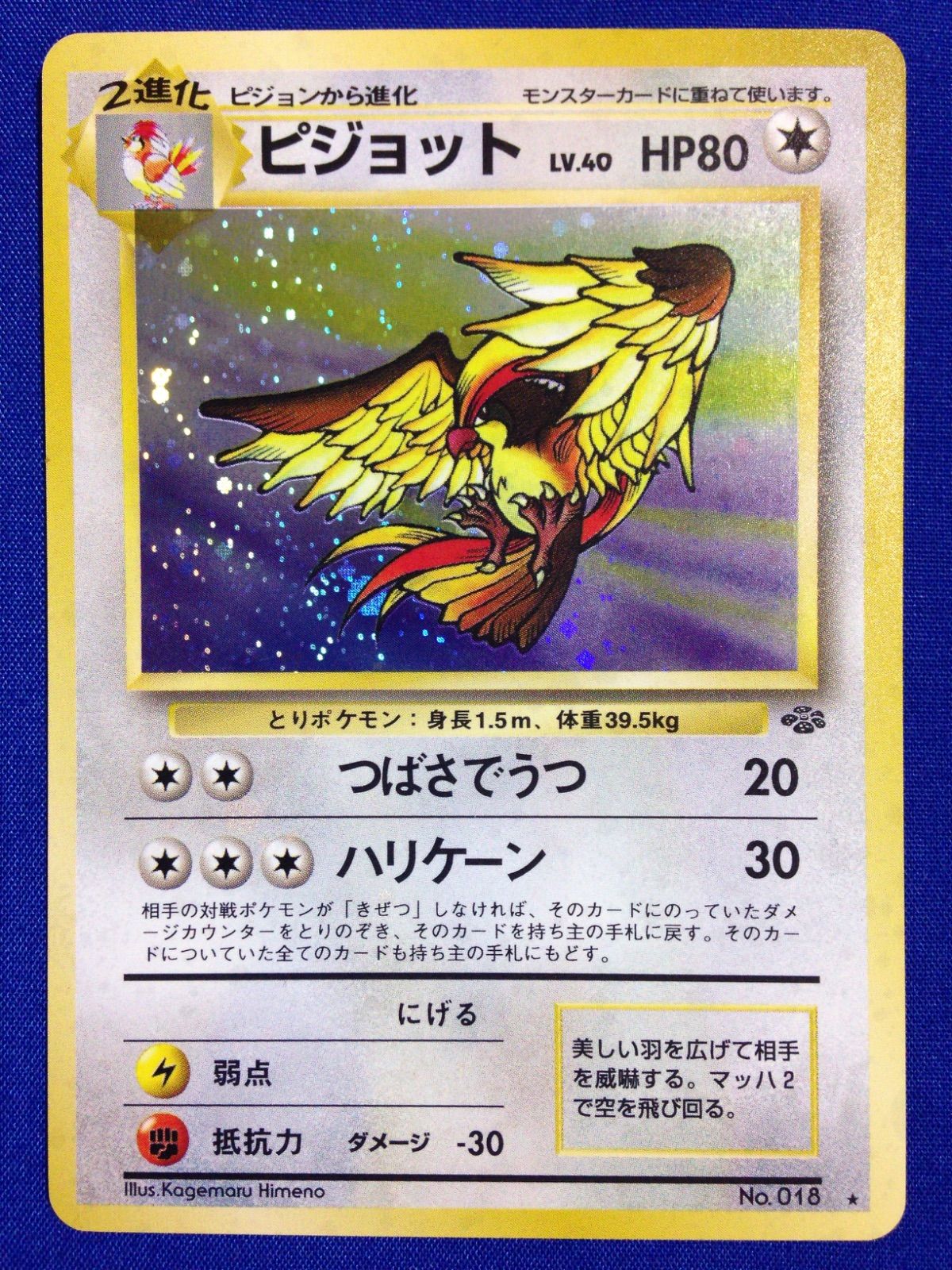 PSA9 旧裏 ピジョット 第2弾拡張パック ポケモンジャングル ピジョット 旧裏 ポケカ ポケモンカード 第2弾 拡張パック ポケモン