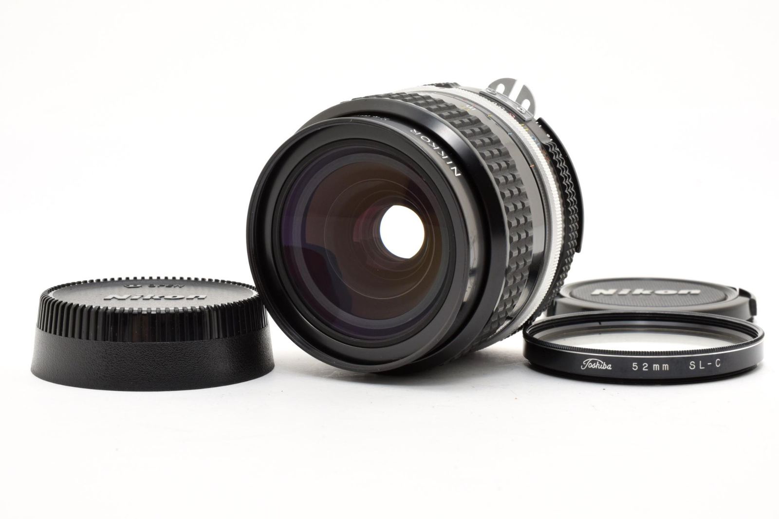 実用光学美品 希少 Nikon ニコン Ai NIKKOR 24mm F2 MFレンズ #4184-14