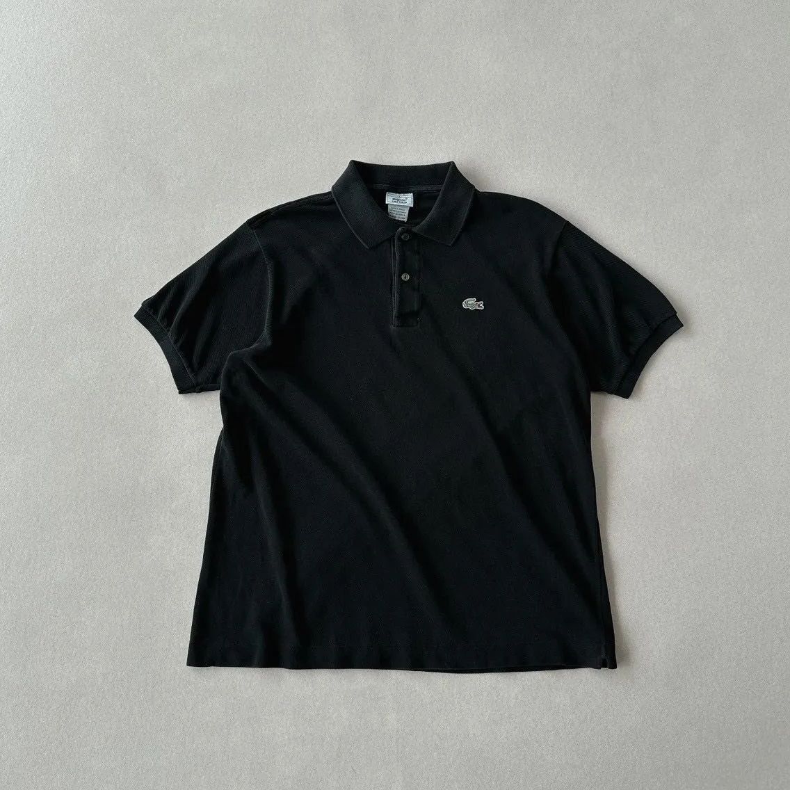 希少 フランス製 LACOSTE ポロシャツ ブラック サイズ5 